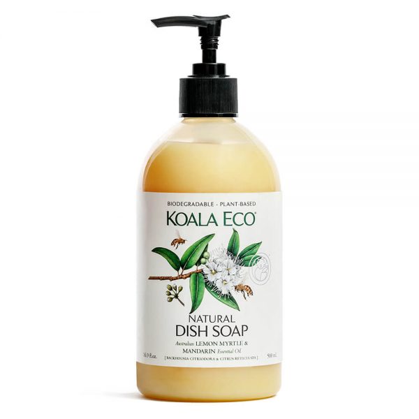 Holdfast Tattoo Supplies Koala Eco Natural Dish Soap Lemon Myrtle and Mandarin scented 500ml