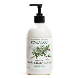 Koala Eco Natural Hand and Body Lotion Rosalina and Peppermint supplied by Holdfast Tattoo Supplies
