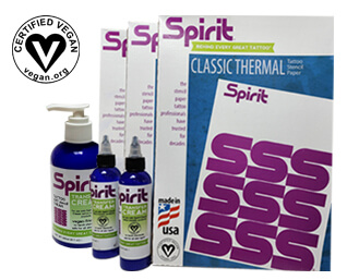 Spirit Classic Thermal Paper and Transfer Creams from Holdfast Tattoo Supplies