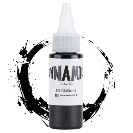 1oz Dynamic Ink Black from Holdfast Tattoo Supplies