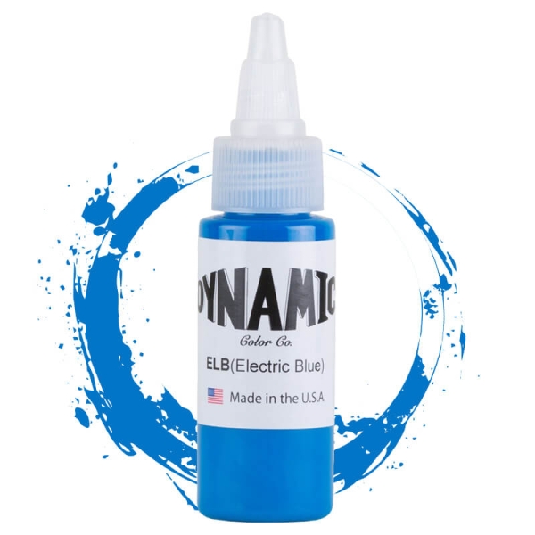1oz Dynamic Ink Electric Blue from Holdfast Tattoo Supplies