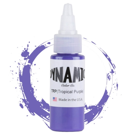 1oz Dynamic Ink Tropical Purple from Holdfast Tattoo Supplies