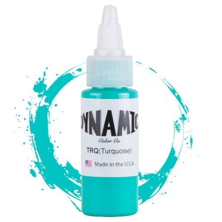 1oz Dynamic Ink Turquoise from Holdfast Tattoo Supplies