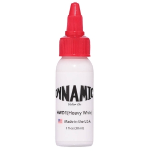 1oz Dynamic Ink Heavy White from Holdfast Tattoo Supplies