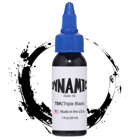 1oz Dynamic Ink Triple Black from Holdfast Tattoo Supplies