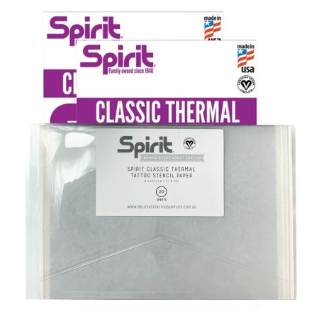 Spirit Classic Thermal Transfer Paper - 20 pack at Holdfast Tattoo Supplies